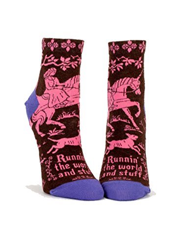 Runnin the World/Ladies Ankle Socks