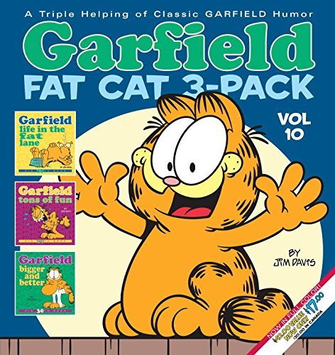 Jim Davis Garfield Fat Cat 3 Pack #10 