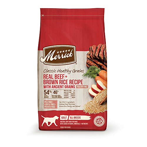 Merrick Classic Healthy Grains Real Beef + Brown Rice with Ancient Grains Recipe Dry Dog Food