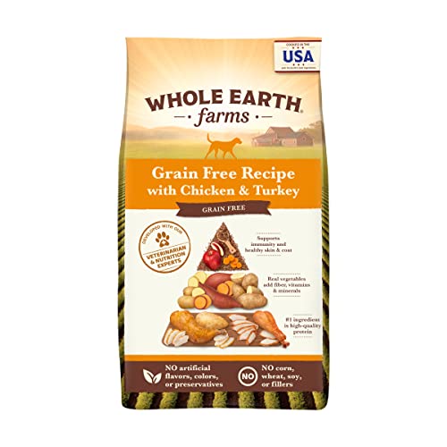 Merrick Dog Food - Whole Earth Farms - Grain-Free Chicken & Turkey