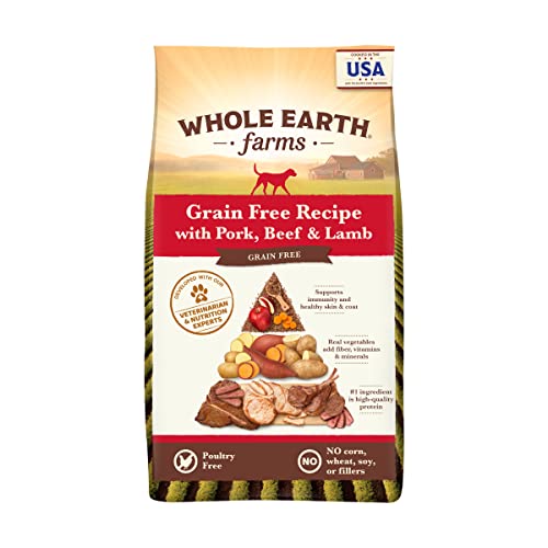 Whole Earth Farms Grain Free Recipe with Pork, Beef, & Lamb Dog Food