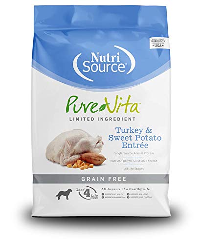 NutriSource PureVita Dog Food - Grain Free Turkey & Sweet Potato