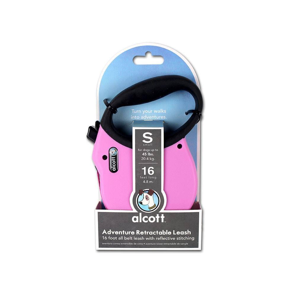 Alcott Retractable Dog Leash - Pink