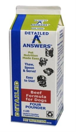 Answers Frozen Dog Food - Detailed Beef Formula