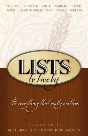 Alice Gray/Lists To Live By@The First Collection