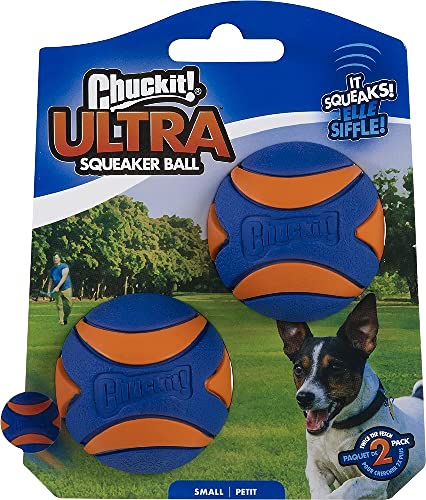 Chuck It Dog Toy - Ultra Squeaker Ball - 2 Pack