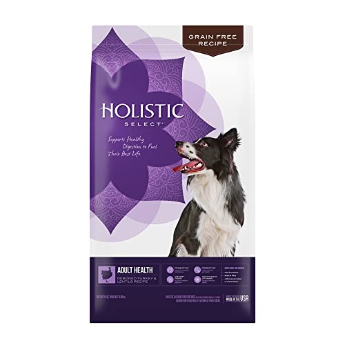 Holistic Select® Grain Free Adult Health Deboned Turkey & Lentils Recipe Dog Food