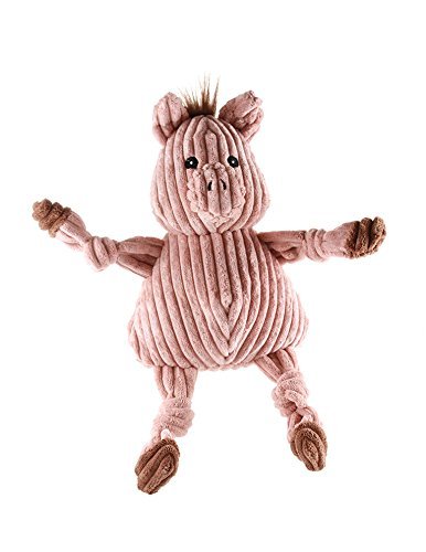 HuggleHounds Dog Toy - Knottie - Barn Pig