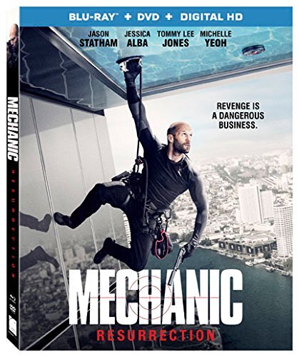 Mechanic Resurrection Statham Alba Jones Blu Ray DVD Dc R 