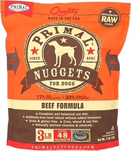Primal Canine Raw Frozen Nuggets-Beef Formula