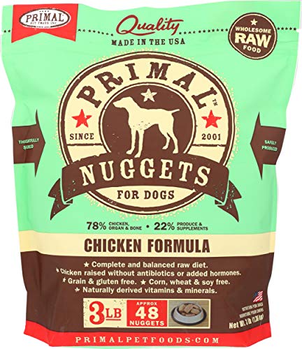 Primal Frozen Dog Food - Nuggets - Chicken