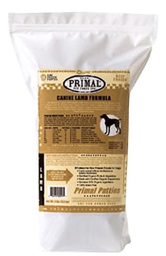 Primal Frozen Dog Food - Patties - Lamb