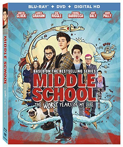 Middle School Worst Years Of My Life Gluck Graham Riggle Blu Ray DVD Dc Pg 