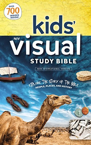 Zondervan Niv Kids' Visual Study Bible Hardcover Blue Fu Explore The Story Of The Bible People Places 