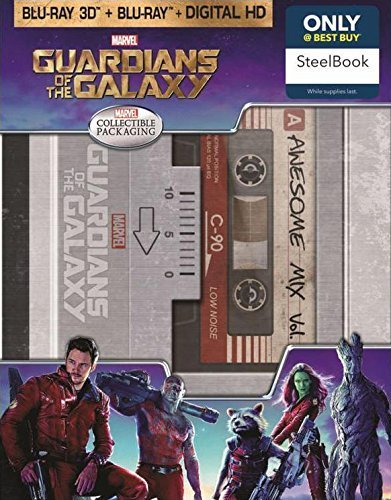 Guardians Of The Galaxy/Pratt/Saldana/Cooper/Diesel/Bautista@Steelbook@Guardians Of The Galaxy 3d Steelbook (Blu-Ray 3d /