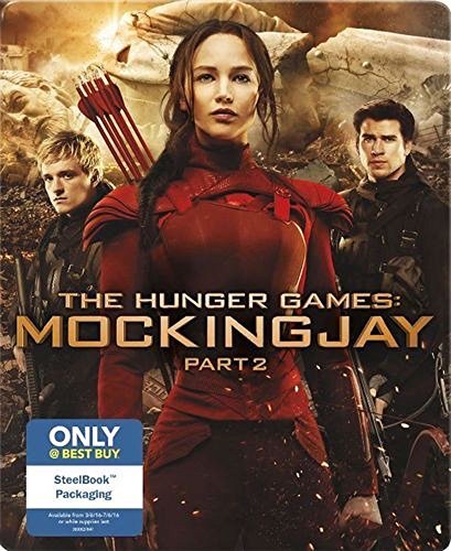 Hunger Games Mockingjay Part 2 Lawrence Hutcherson Hemsworth Limited Edition Steelbook 