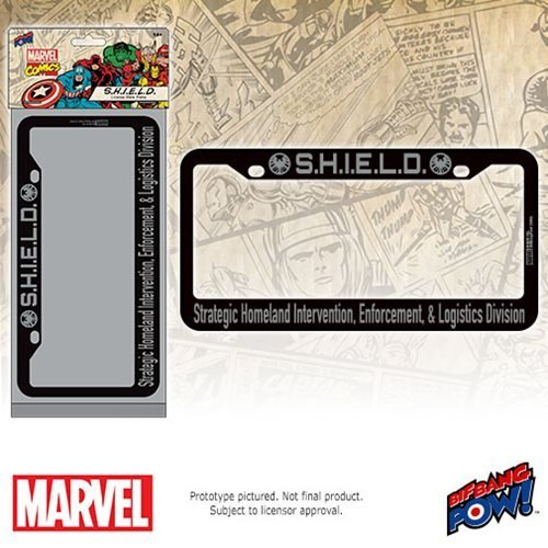 License Plate/Marvel - S.H.I.E.L.D.