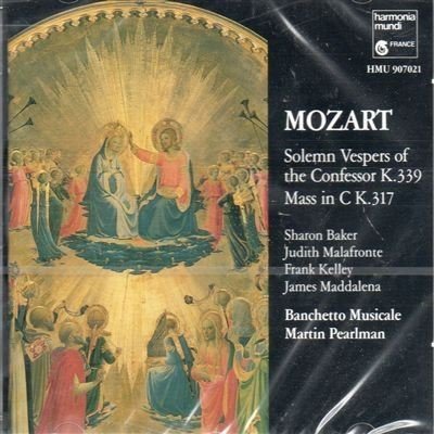 Wolfgang Amadeus Mozart Martin Pearlman Banchetto Vespers Coronation Mass 