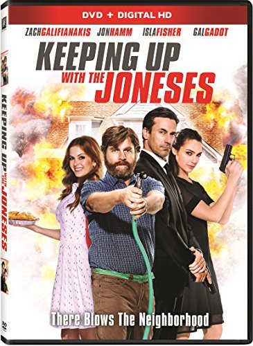 Keeping Up With The Joneses Galifianakis Fisher Hamm Gadot DVD Dc Pg13 