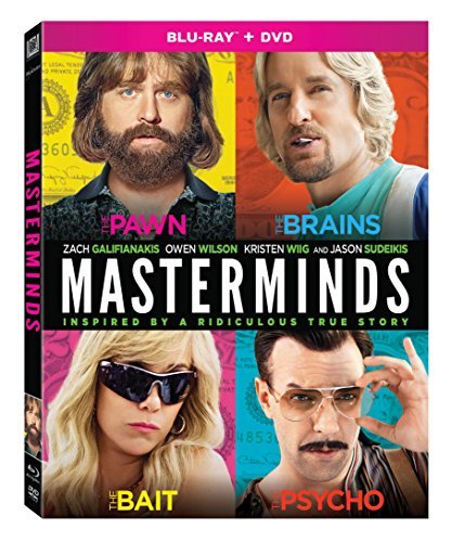 Masterminds/Galifianakis/Wiig/Wilson/Sudeikis/McKinnon@Blu-ray/Dvd@Pg13