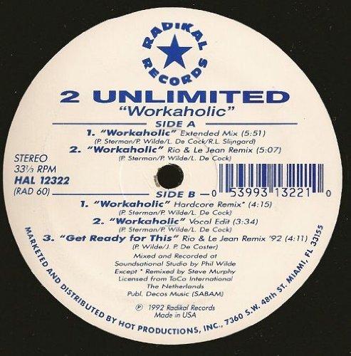 2 Unlimited/Workaholic