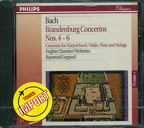J.S. Bach/Brandenburg Ct 4-6/Ct Flt@Leppard/English Chbr Orch