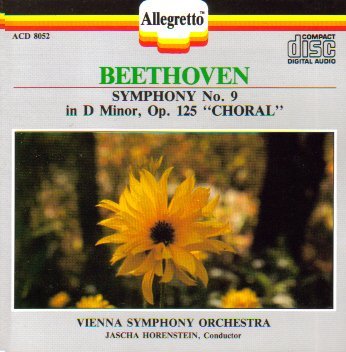 L.V. Beethoven/Sym 9 Choral@Lipp/Hongen/Patzak/Wiener@Horenstein/Vienna Sym Orch