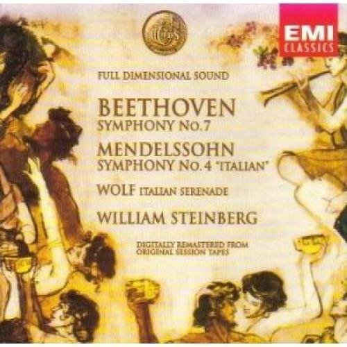 Beethoven/Mendelssohn/Wolf/Sym 7/Sym 4/Italian Serenade@Steinberg/Pittsburgh Sym Orch