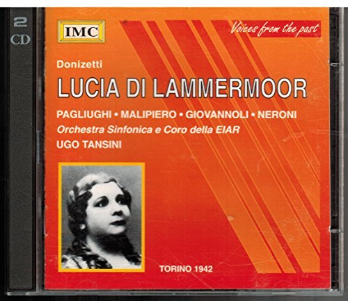 G. Donizetti/Lucia Di Lammermoor-Comp Opera@Pagliughi/Malipiero/Giovannoli@Tansini/Eiar So & Chorus