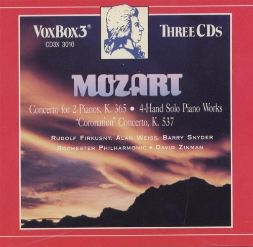 W.A. Mozart/Piano Music For 4 Hands@Firkusny/Weiss/Sndyer@Zinman/Rochester Phil
