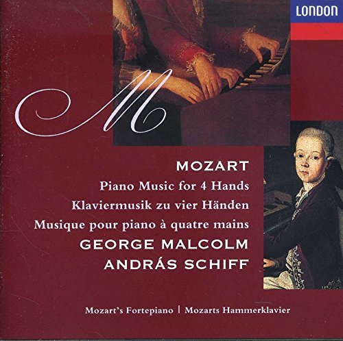 W.A. Mozart Piano Music For 4 Hands Schiff (pno) Malcolm (pno) 