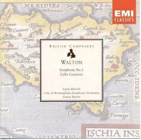 Rattle Harrell Walton Sym No1 & Cello Cto 