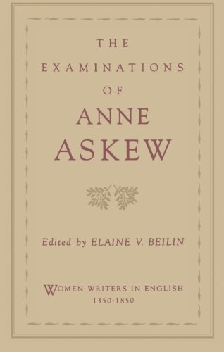 Anne Askew/The Examinations of Anne Askew