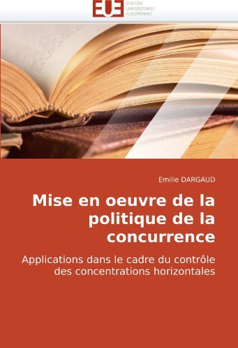 Dargaud-E/Mise En Oeuvre de la Politique de la Concurrence