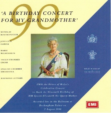 Raymond Leppard English Chamber Orchestra Rostropo/Birthday Concert For My Grandmother