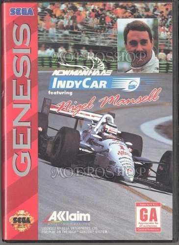Sega Genesis Newman Haas Indy Car Featuring Nigel Mansell 