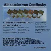 Elisabeth Soderstrom ( sopran ) Dale Duesing ( Bar/Alexander Von Zemlinsky- Lyrische Symphonie Op. 18@Alexander Von Zemlinsky- Lyrische Symphonie Op. 18