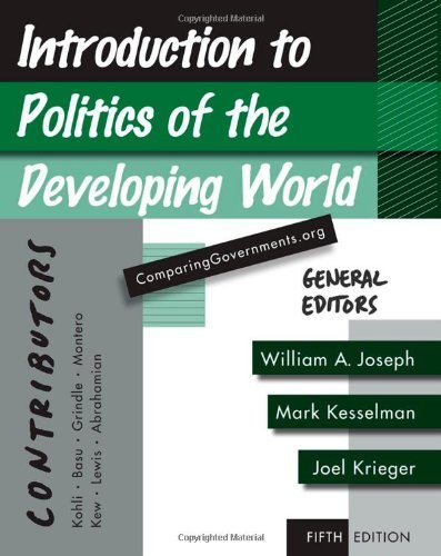 Mark Kesselman Introduction To Politics Of The Developing World 0005 Edition; 