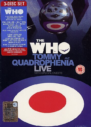 Who Tommy & Quadrophenia Live 3 DVD 