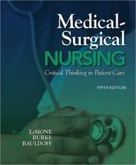 Priscilla Lemone Medical Surgical Nursing Critical Thinking In Patient Care 0005 Edition; 