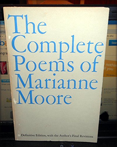 Marianne Moore/The Complete Poems Of Marianne Moore
