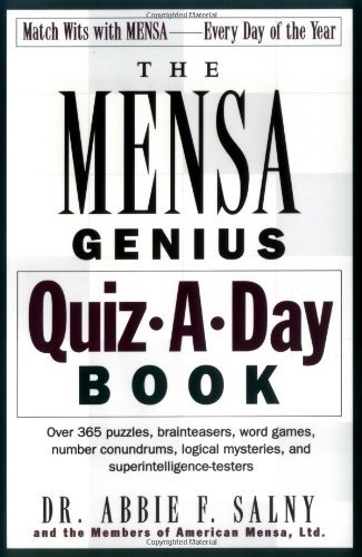 Abbie F. Salny/Mensa Genius Quiz-A-Day Book,The