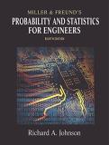 Richard A. Johnson Miller & Freund's Probability And Statistics For E 0008 Edition; 