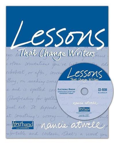 Nancie Atwell Lessons That Change Writers Electronic Binder 