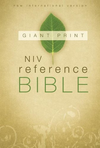 Zondervan Reference Bible Niv Giant Print Large Print 