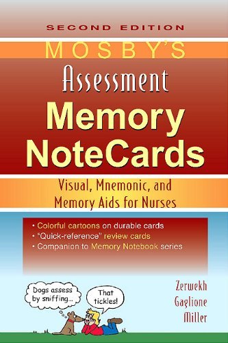 Joann Zerwekh Mosby's Assessment Memory Notecards Visual Mnemonic And Memory Aids For Nurses 0002 Edition; 