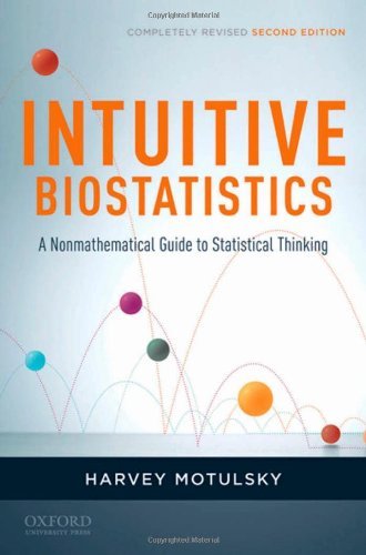 Harvey Motulsky Intuitive Biostatistics A Nonmathematical Guide To Statistical Thinking 0002 Edition;revised 