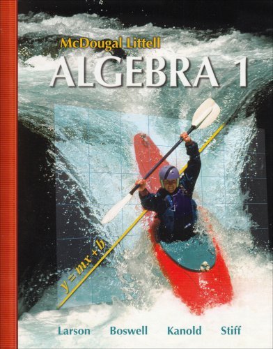 Mcdougal Littel Mcdougal Littell Algebra 1 Students Edition 2007 
