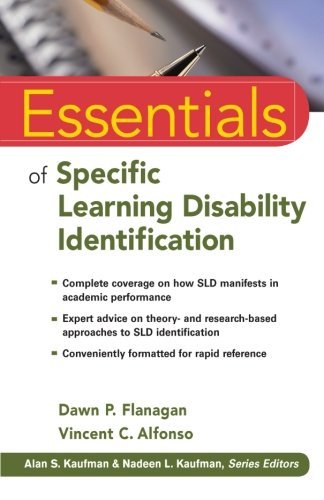 Dawn P. Flanagan Essentials Of Specific Learning Disability Identif 