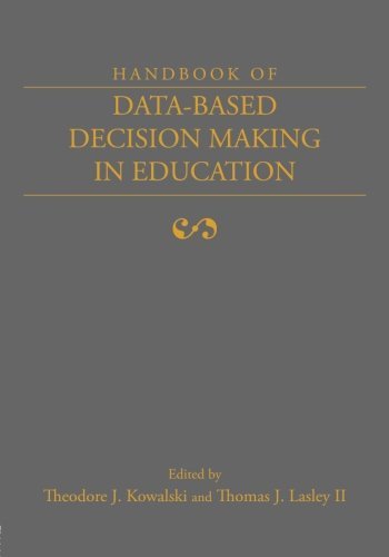 Theodore Kowalski Handbook Of Data Based Decision Making In Educatio 